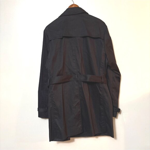 3.1 Phillip Lim 20th Anniversary Collection Black Double-Breasted Trench Coat L - Picture 3 of 5